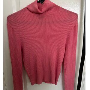 Pink J crew turtleneck - S